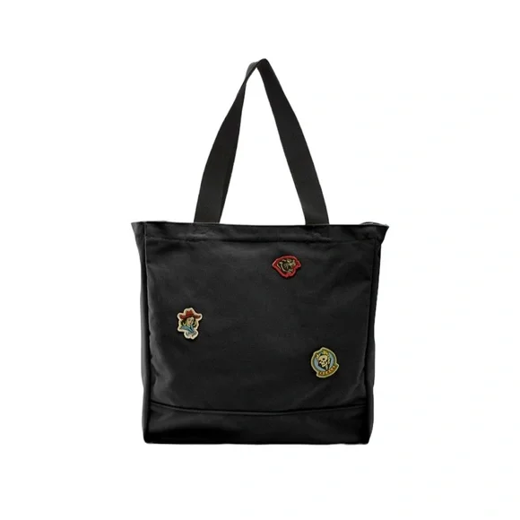 VANS Berle Tote Black Bag Cotton Unisex Size VN0A7PP8BLK - Picture 5 of 6